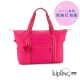 Kipling 手提包 雲彩桃素面-大 product thumbnail 1