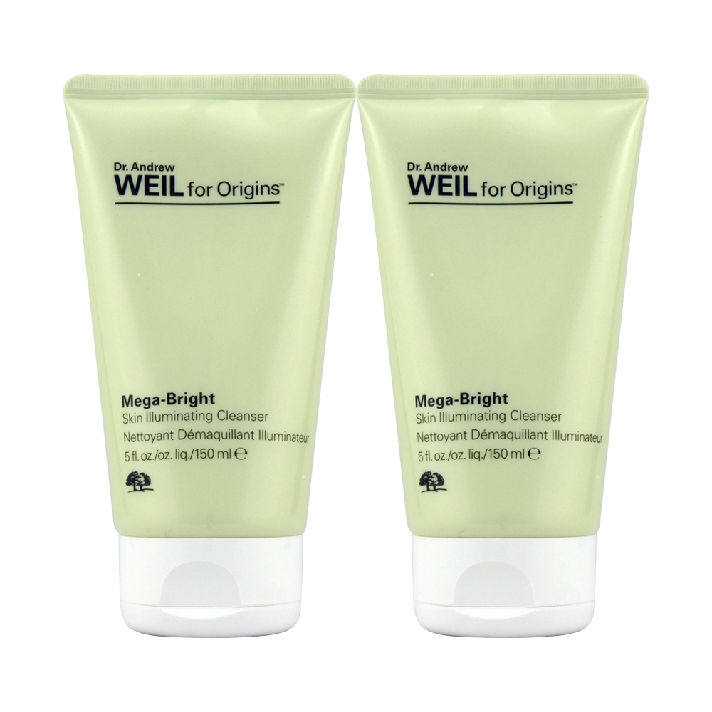 (即期品)ORIGINS品木宣言 Dr. Andrew Weil 亮白無敵潔面慕絲150ml*2