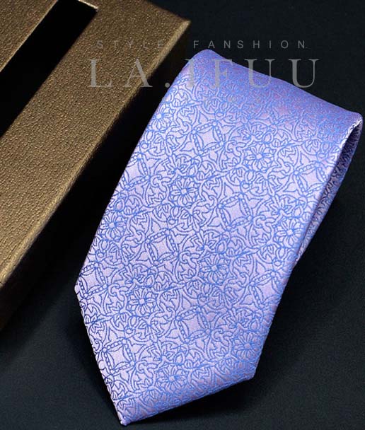 拉福 領帶7cm中寬版領帶手打領帶 (炫紫)