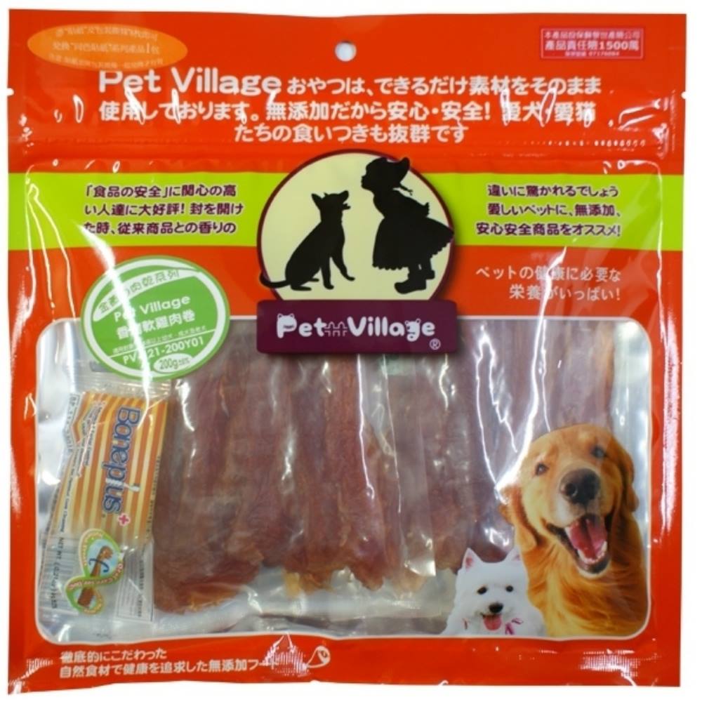 Pet Village 香烤軟雞肉卷 200g