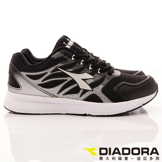 DIADORA-專業彈力跑鞋款-RSI000黑(女段)