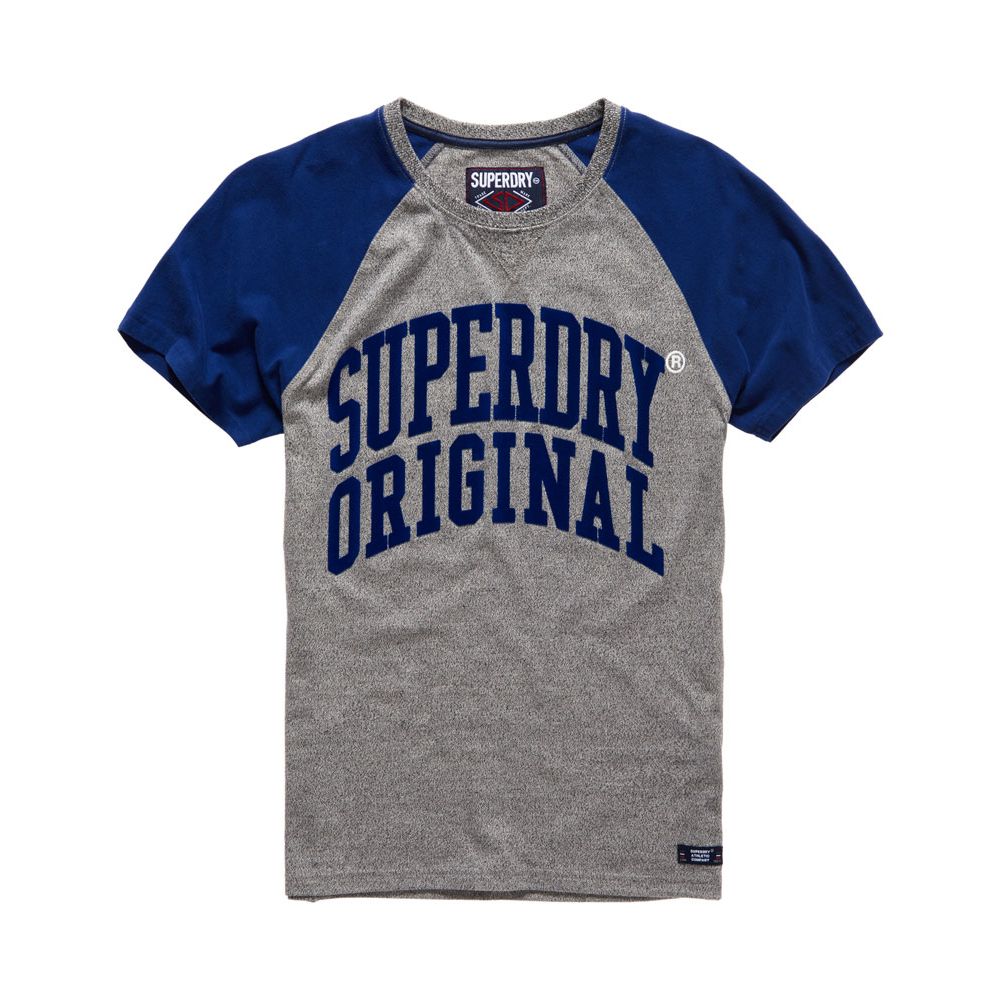 SUPERDRY 極度乾燥 文字短袖 T恤 灰色 0014