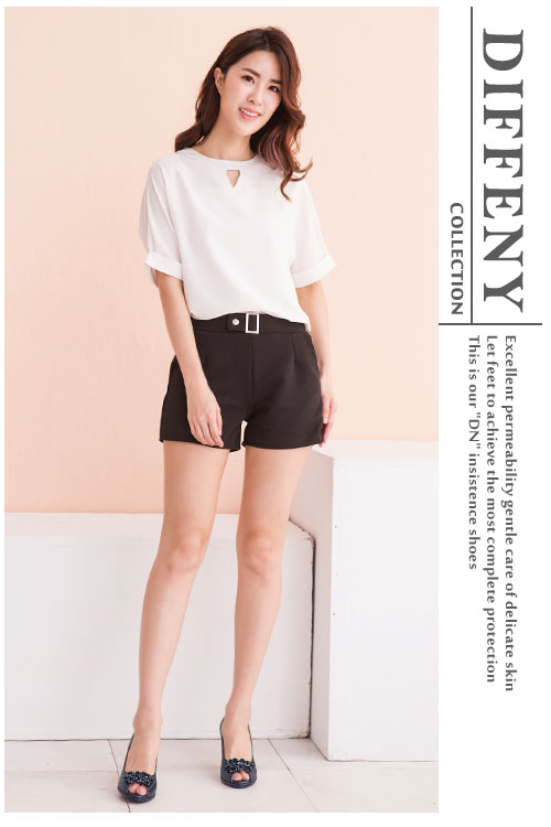 DN 氣質名媛 水鑽花朵拼接金蔥魚口跟鞋-藍