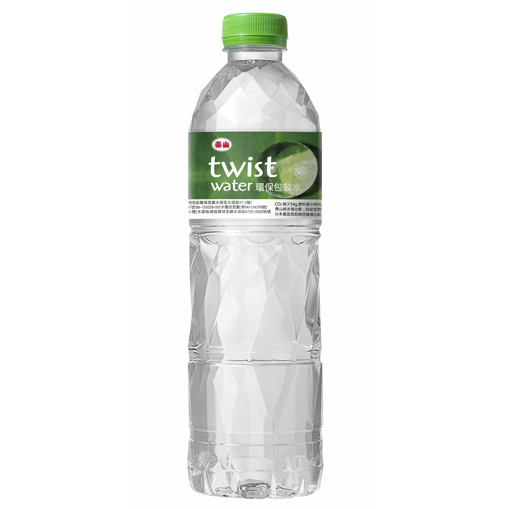 (活動)泰山 Twist Weter環保包裝水(600mlx24入)