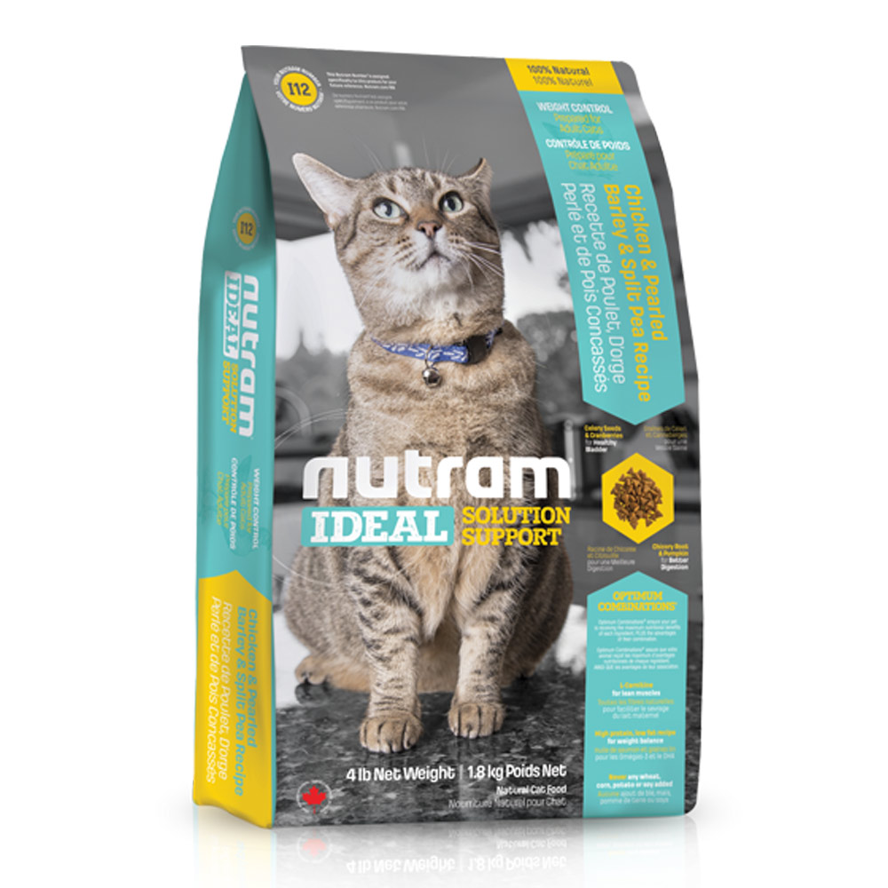 Nutram紐頓 專業理想系列 - I12 體重控制貓 雞肉豌豆 6.8kg