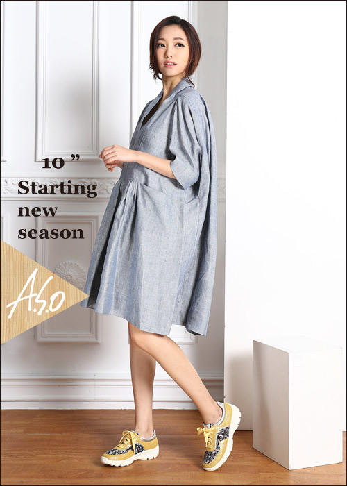 A.S.O 抗震美型 牛皮拼布綁帶奈米休閒鞋 黃