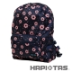 HAPI+TAS 摩登花朵摺疊後背包-深藍 product thumbnail 1