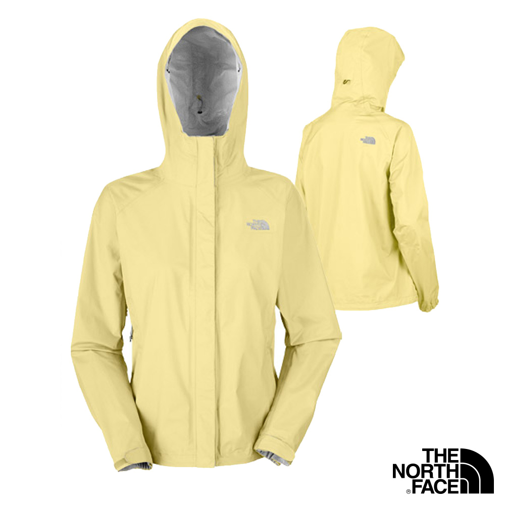 THE NORTH FACE VENTURE 女 HV 防水外套 鵝黃