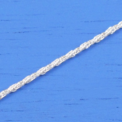 維克維娜 18吋純銀秀氣波光銀鍊。義大利925純銀單鍊