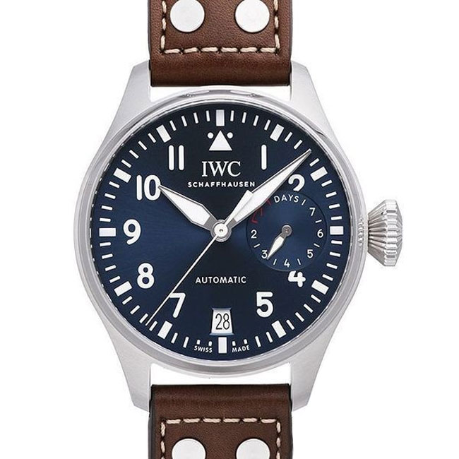 IWC 萬國錶 大型飛行員腕錶「小王子」特別版(IW500916)-夜藍x咖啡/46mm