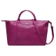 LONGCHAMP LE PLIAGE CUIR 混羊皮短把手提/斜背包(大-葡萄紫色) product thumbnail 1