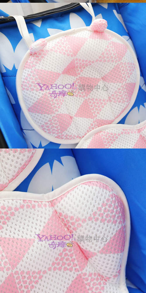 日本YODO XIUI嬰兒車涼墊3D透氣網眼雙層透氣墊