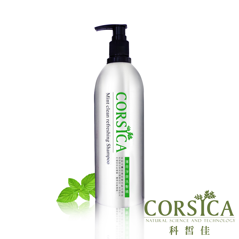 CORSICA科皙佳 薄荷淨爽洗髮精500ml