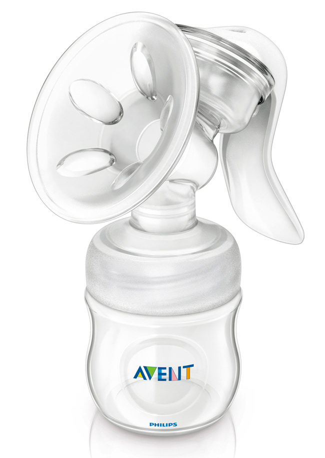 PHILIPS AVENT輕乳感PP手動吸乳器+親乳感玻璃防脹氣奶瓶(2小4大)