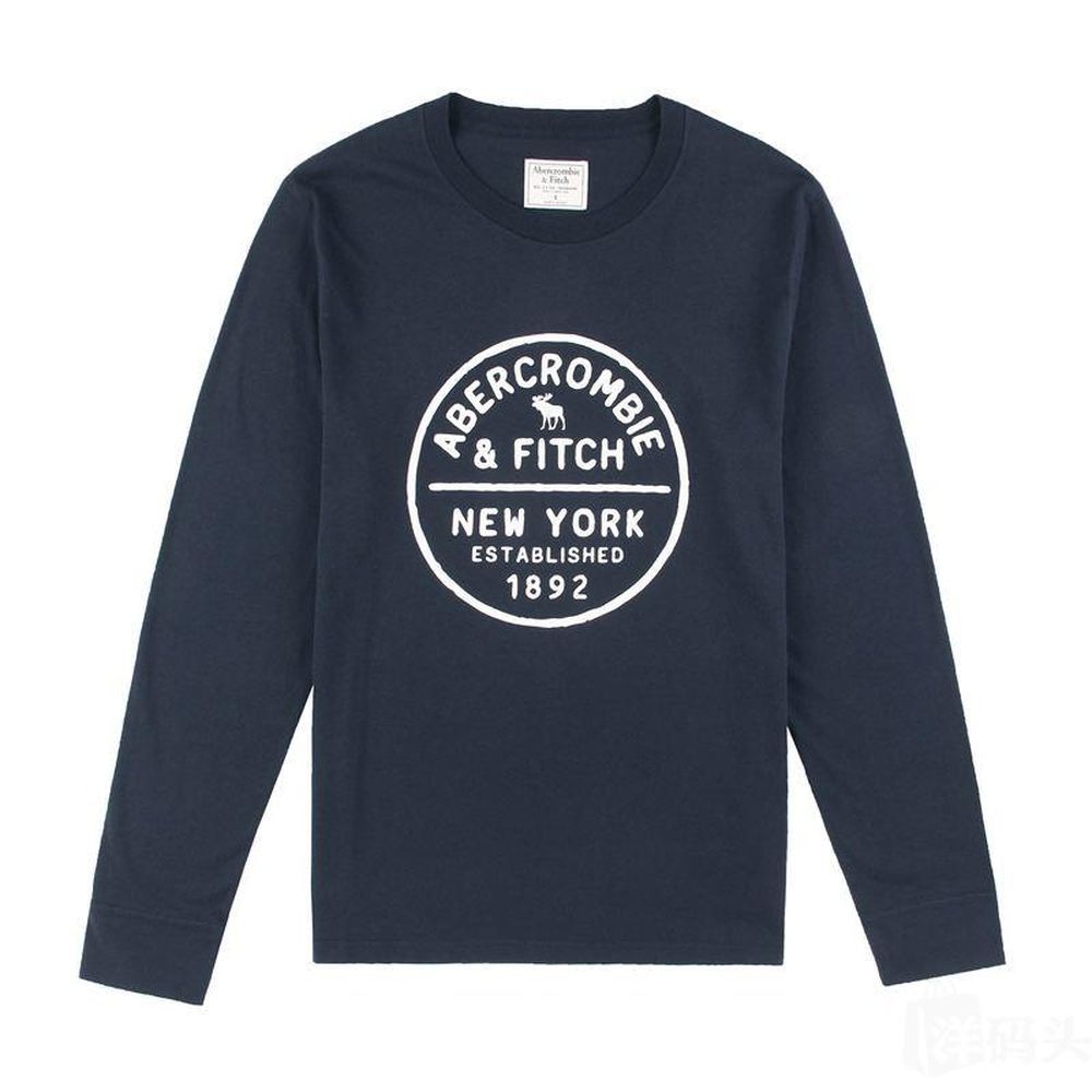 AF a&f Abercrombie & Fitch 長T 藍色 0475