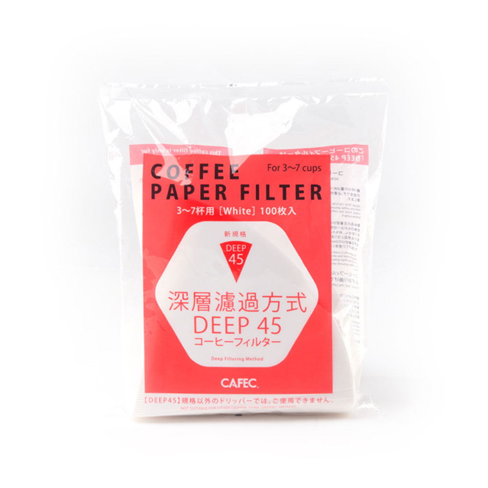 日本三洋 CAFEC DD-45PA深層咖啡濾紙漂白-100枚*2入 (HG5567)