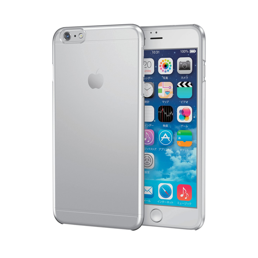 ELECOM iPhone 6 plus專用透明硬殼(5.5吋)
