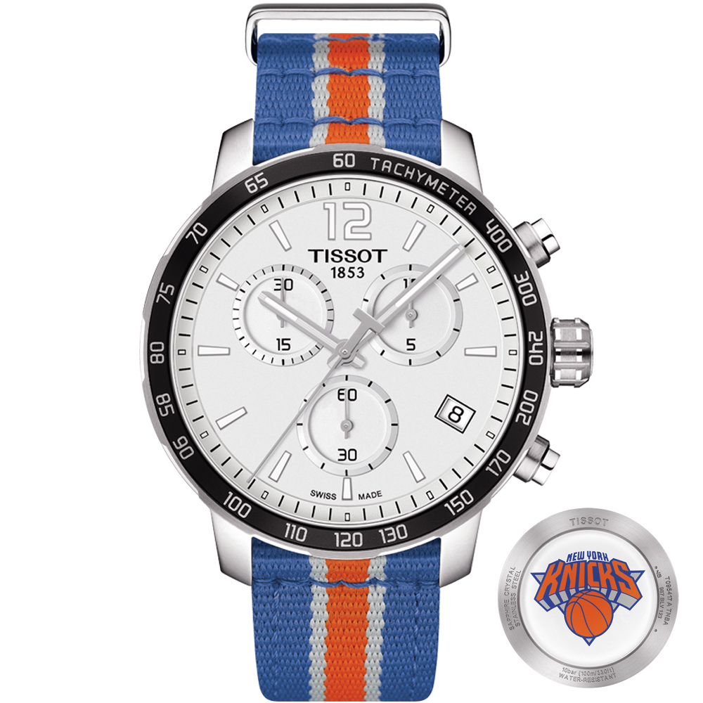 TISSOT 天梭 X NBA 紐約尼克隊特別版腕錶-42mm