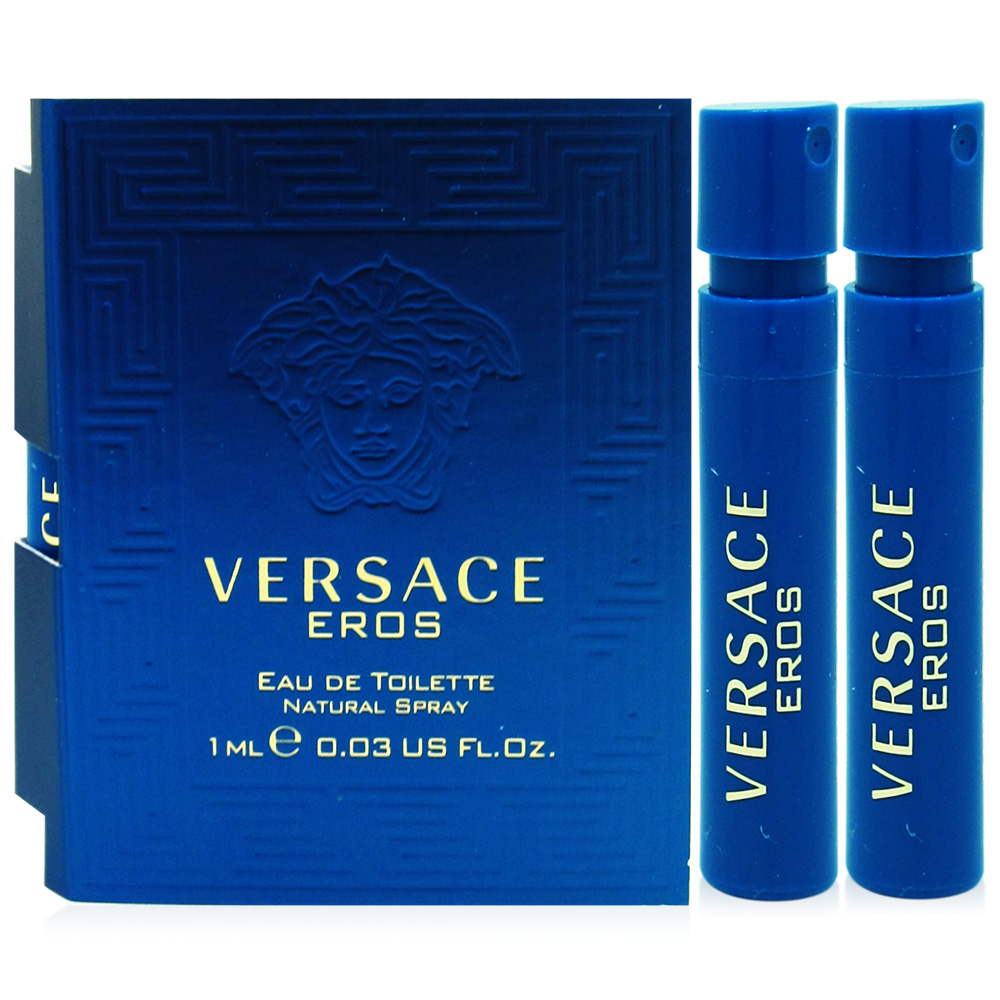 VERSACE EROS 艾諾斯 愛神男性淡香水 針管 1ml x2入組