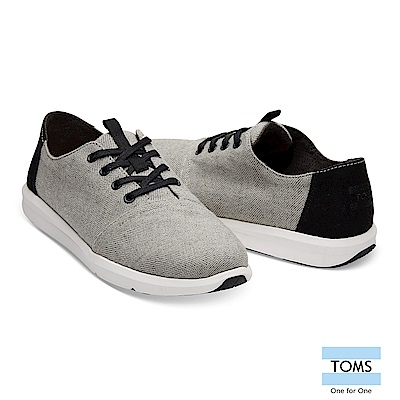 TOMS 斜紋混紡拼接休閒鞋-男款