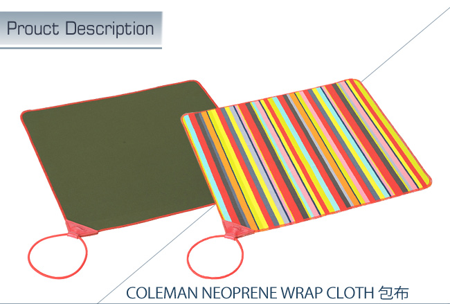 Coleman 相機包布 Neoprean Wrap Cloth -條紋