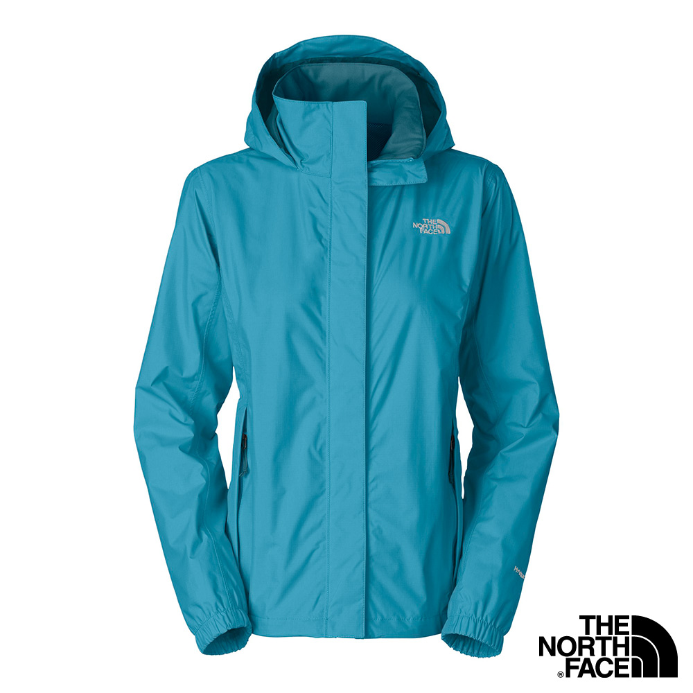 The North Face 女 HyVent 防水外套 亮藍