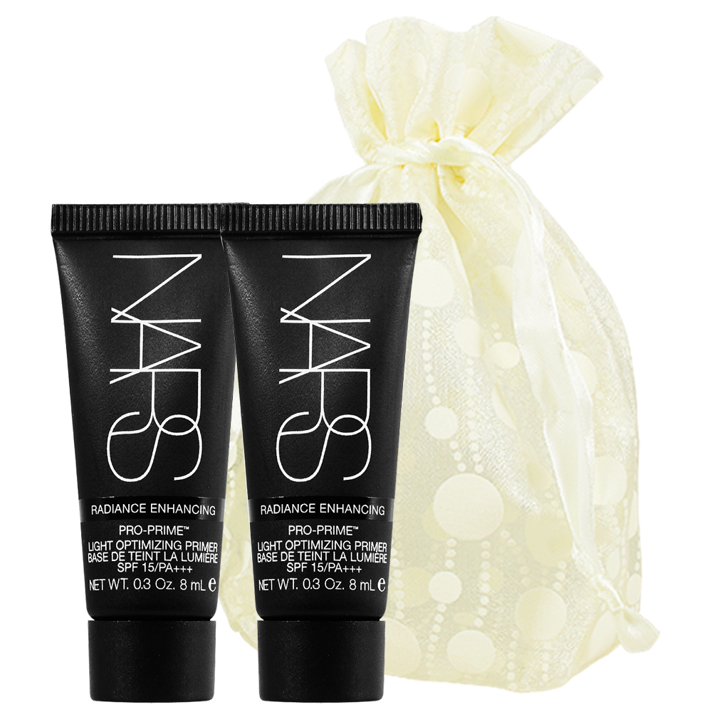 NARS 無所畏!裸光妝前乳SPF15/PA+++(8ml)2入旅行袋組