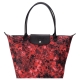 LONGCHAMP Le Pliage Neo Fantaisie迷彩長把水餃包(大/紅) product thumbnail 1