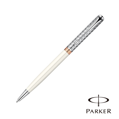 parker 派克 sonnet 商籟 高尚系列 羽絨白夾 原子筆