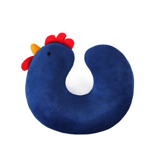 Yvonne Collection公雞兒童頸部抱枕 深藍