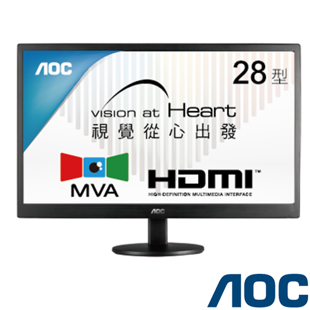 AOC M2870VQ 28型 MVA 廣視角電腦螢幕