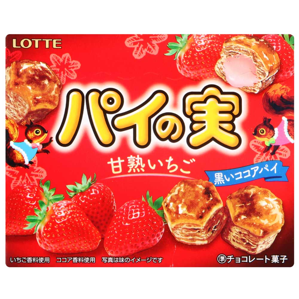 LOTTE 甘熟草莓可可派(69g)