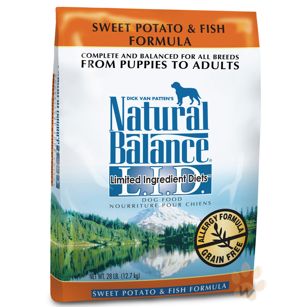 Natural Balance 低敏無穀地瓜鮭魚配方犬糧4.5磅