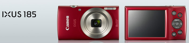 【超值組】Canon IXUS 185 28mm廣角時尚隨身機(公司貨)