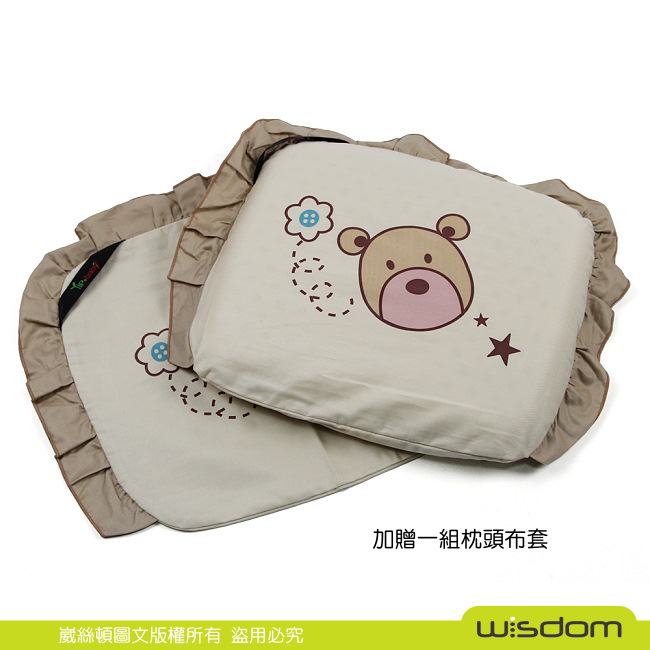Yip Baby KUMA 3M嬰幼兒乳膠塑型枕(雙布套)
