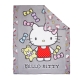 鴻宇HongYew 日本抗菌100%精梳棉-Hello Kitty哈尼小熊 灰 兒童涼被 product thumbnail 1