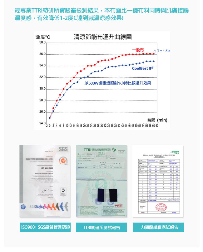 LAMINA 冰涼單人平單式保潔墊-1入