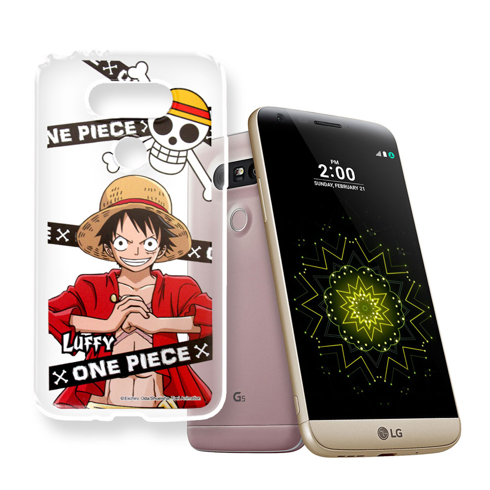 授權正版航海王 LG G5 / H860 透明軟式手機殼(封鎖魯夫)