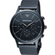 EMPORIO ARMANI Classic 米蘭帶時尚腕錶-黑/42mm product thumbnail 1