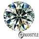 GIA-MANSTYLE 0.60ct F-VS1 八心八箭裸鑽 product thumbnail 1
