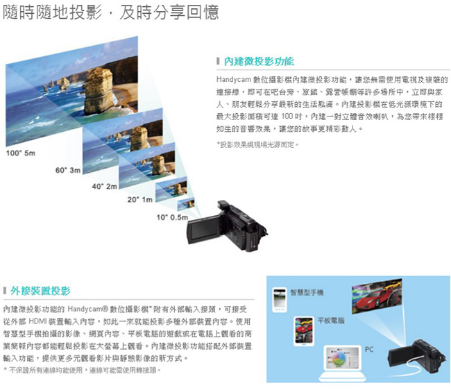 SONY PJ410 數位攝影機*(中文平輸)