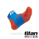 【Titan】全新科技機能運動襪．全方位球類運動襪．藍/紅(3雙入) product thumbnail 1