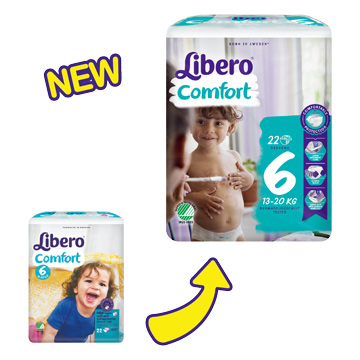 Libero麗貝樂 黏貼式嬰兒紙尿褲(6號XL)(22片x8包)/箱