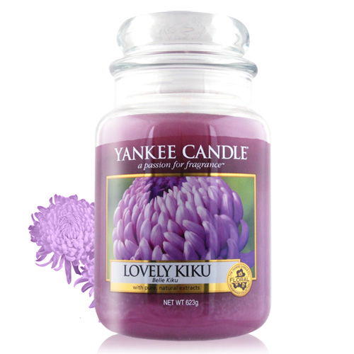 YANKEE CANDLE香氛蠟燭-菊花 Lovely Kiku623g