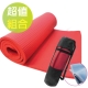 VOSUN -NBR專業級直條單面壓紋環保 - 瑜珈墊 -寵愛組(直角/10mm)_珊瑚紅 product thumbnail 1