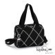 Kipling 斜背包 質感黑鍊條格紋 product thumbnail 1