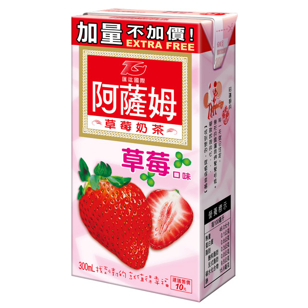 匯竑阿薩姆草莓奶茶300ml(6入)