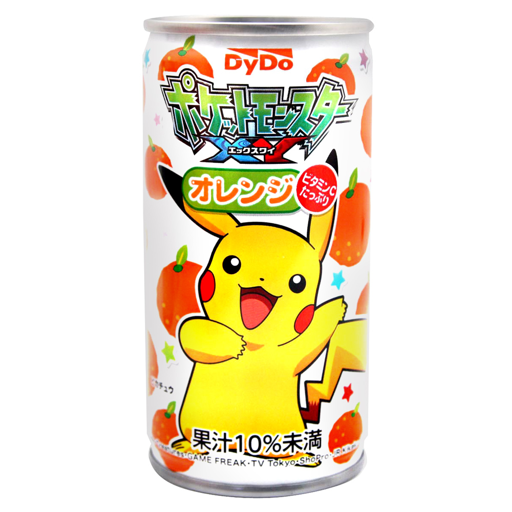 DYDO 皮卡丘橘子果汁(190gx6罐)
