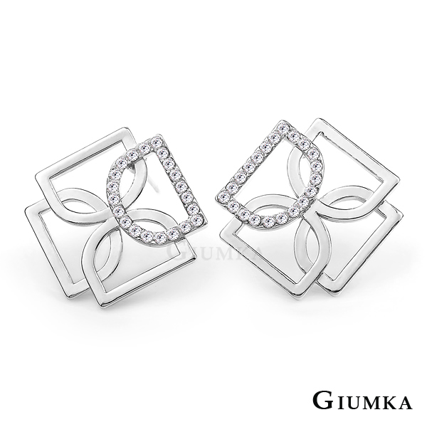 GIUMKA 字母造型耳環-共2色