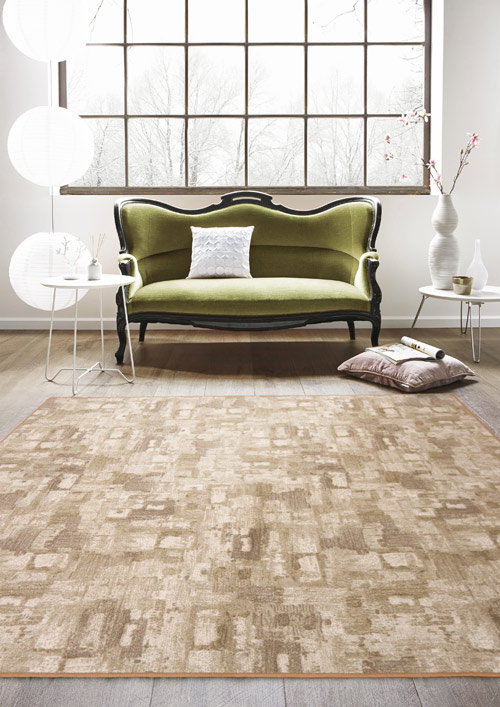 范登伯格 - 朝暘 進口地毯-渲染 - 淺棕 (大款-200 x 290cm)